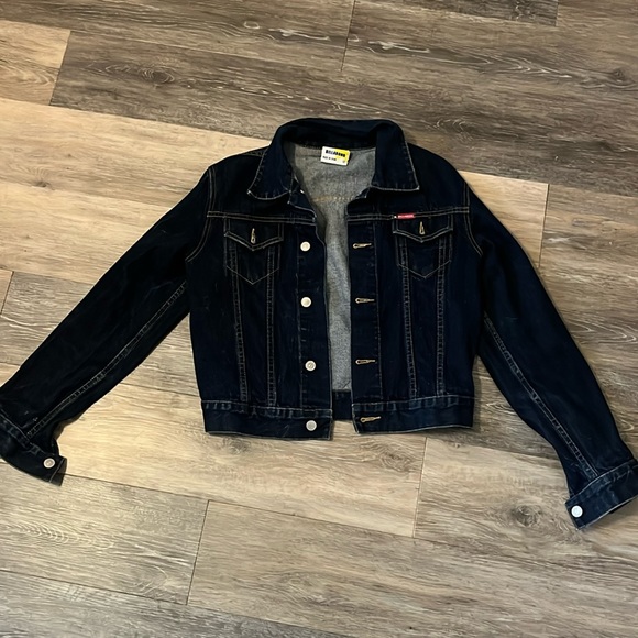 Billabong Dark blue denim jacket - Picture 1 of 7